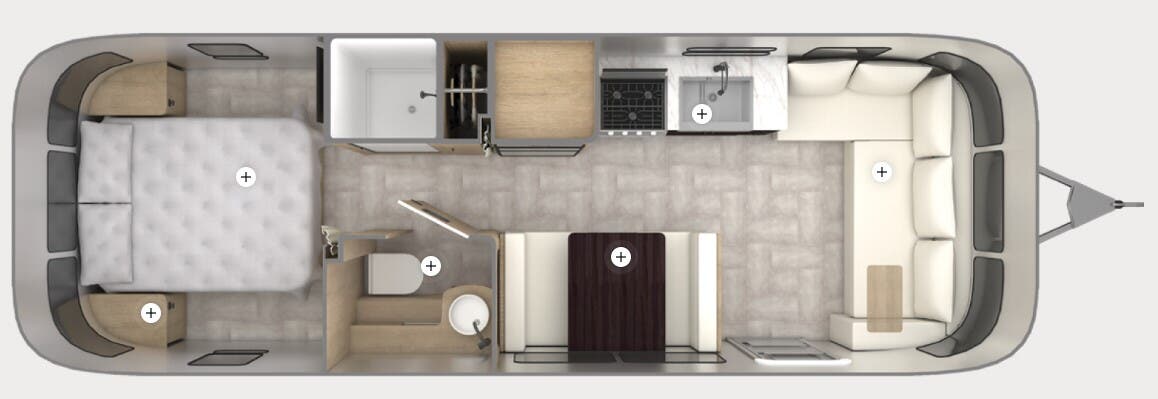 View 2025 Airstream Pottery Barn 28RB complete specs and manufacturer brochures