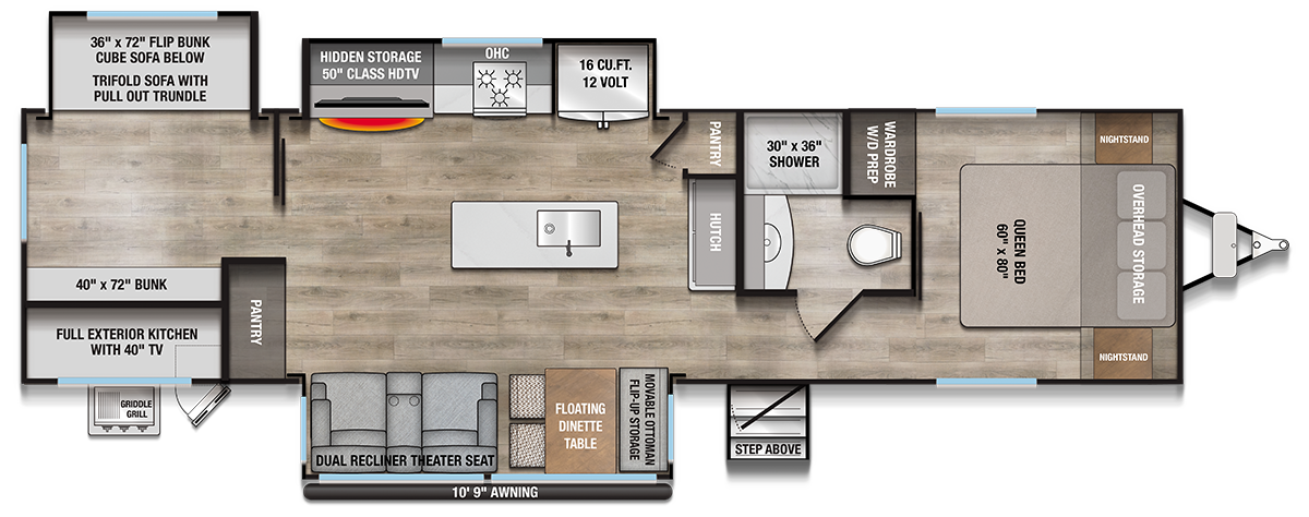 View 2025 Alliance RV Avenue 333BH complete specs and manufacturer brochures