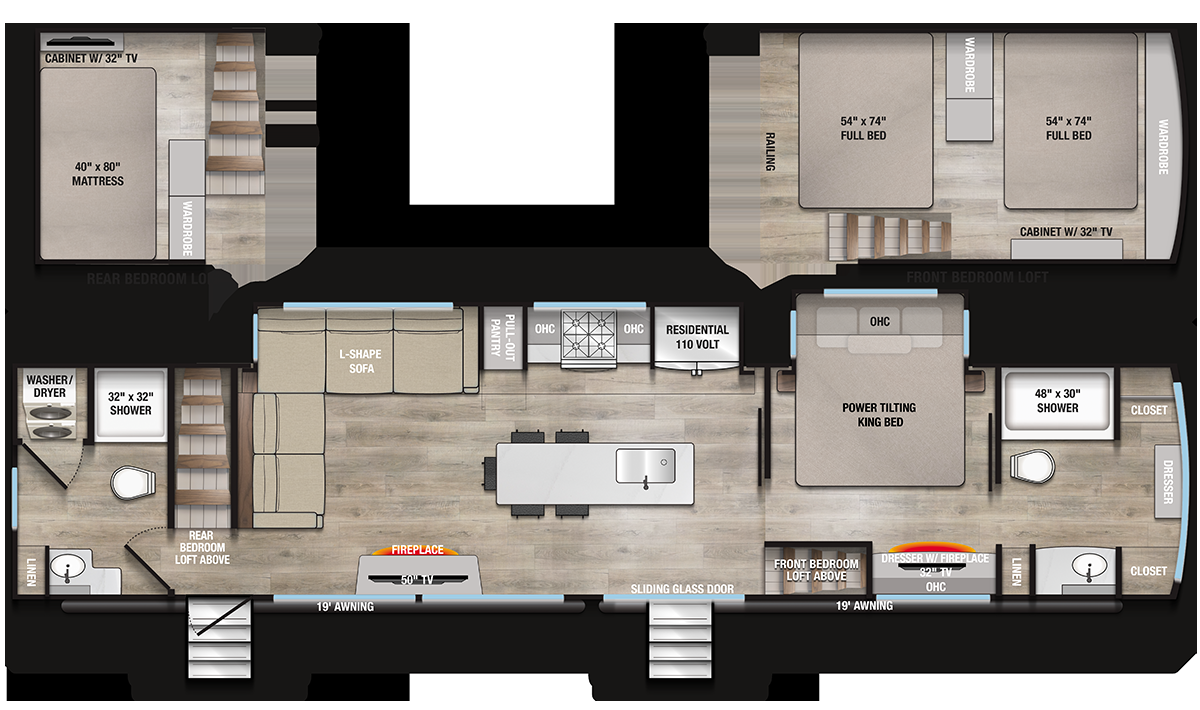 View 2025 Alliance RV Benchmark 44LFT complete specs and manufacturer brochures