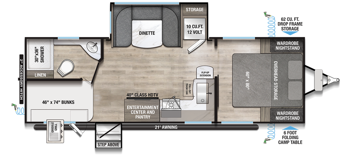 View 2025 Alliance RV Delta 251BH complete specs and manufacturer brochures