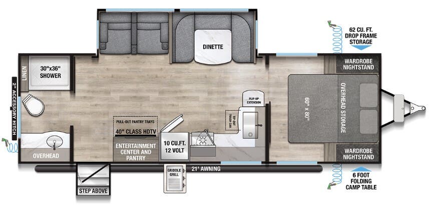 View 2025 Alliance RV Delta 262RB complete specs and manufacturer brochures