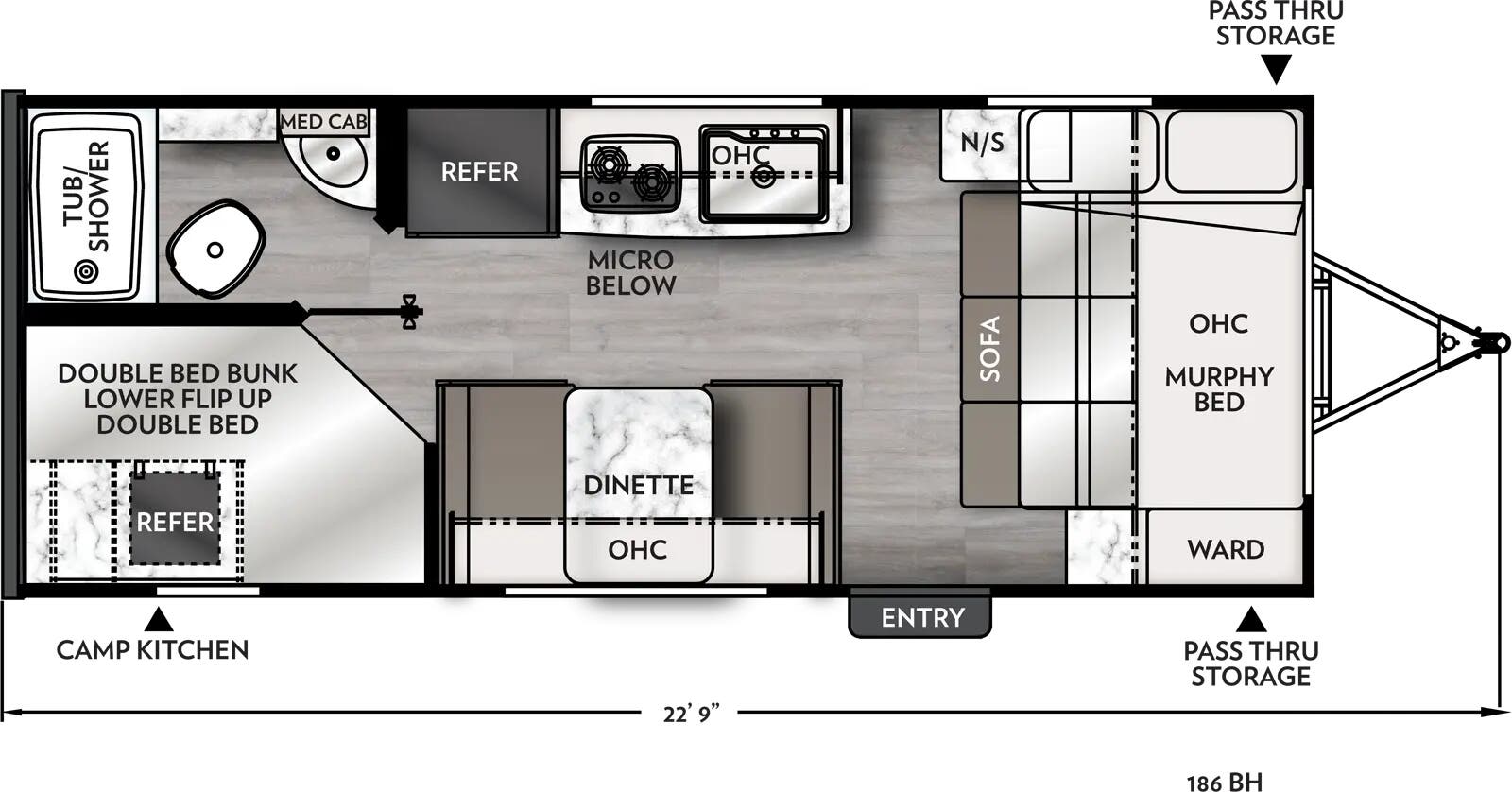View 2025 Coachmen Apex Nano 186BH complete specs and manufacturer brochures