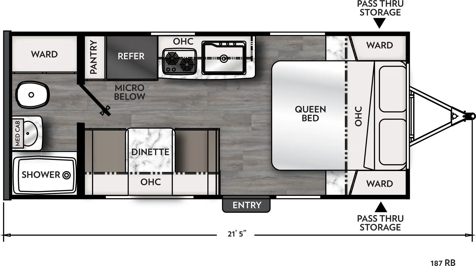 View 2025 Coachmen Apex Nano 187RB complete specs and manufacturer brochures