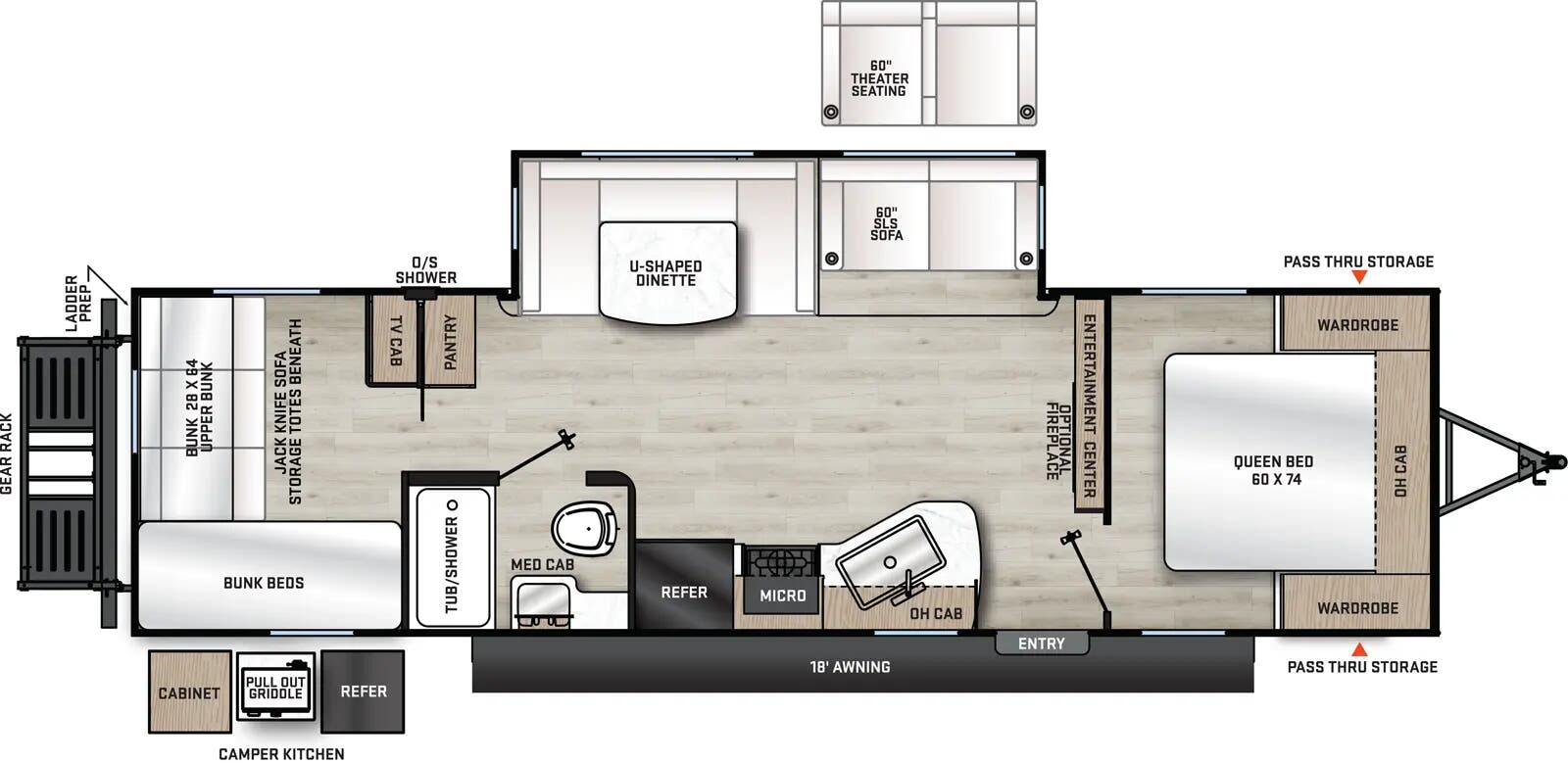 View 2025 Coachmen Catalina Legacy Edition 293QBCK complete specs and manufacturer brochures