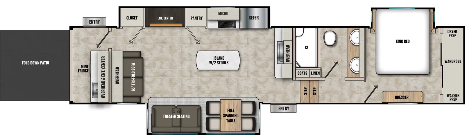 View 2025 Coachmen Chaparral 389DEK complete specs and manufacturer brochures