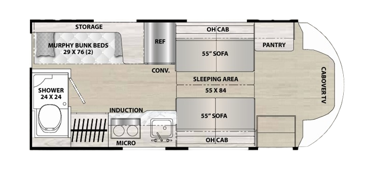 View 2025 Coachmen Cross Trail Xtreme 20BH complete specs and manufacturer brochures