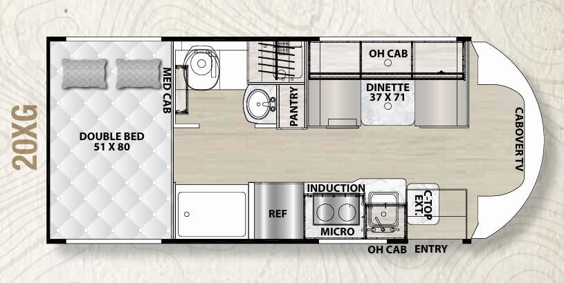 View 2025 Coachmen Cross Trail Xtreme 20XG complete specs and manufacturer brochures