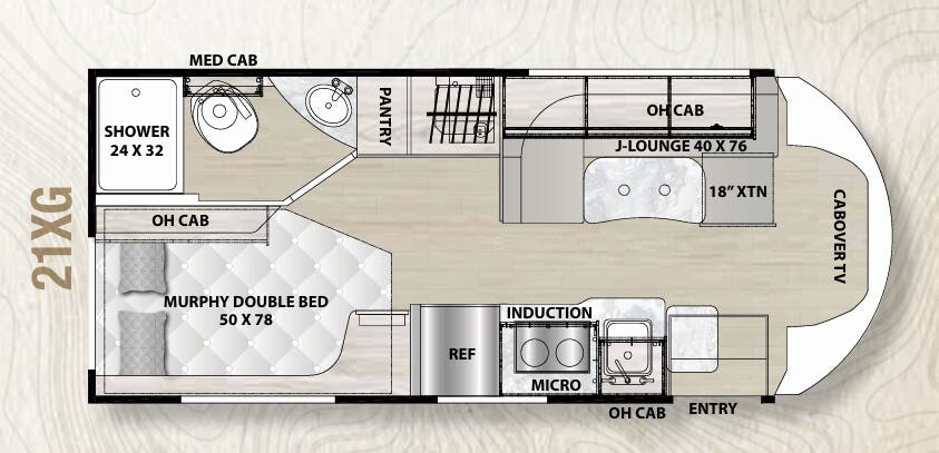 View 2025 Coachmen Cross Trail Xtreme 21XG complete specs and manufacturer brochures