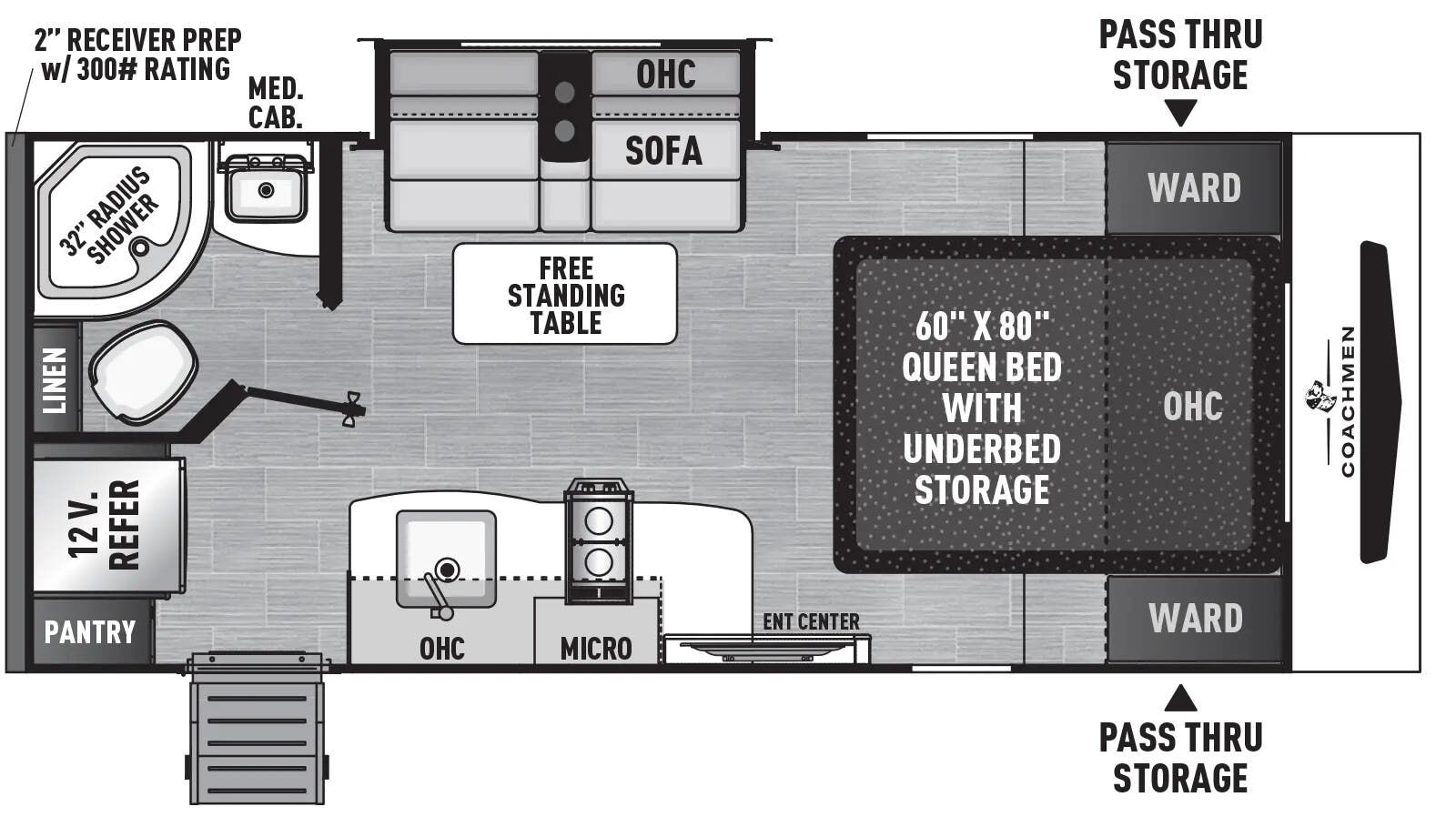 View 2025 Coachmen Freedom Express Select 19SE complete specs and manufacturer brochures