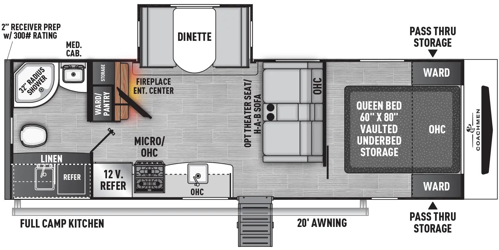 View 2025 Coachmen Freedom Express Ultra Lite 252RBS complete specs and manufacturer brochures