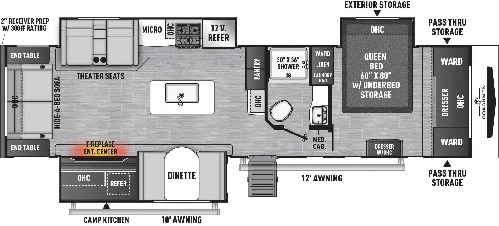View 2025 Coachmen Freedom Express Ultra Lite 324RLDS complete specs and manufacturer brochures