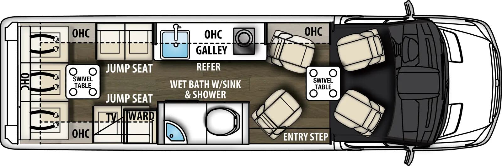 View 2025 Coachmen Galleria 24Q complete specs and manufacturer brochures
