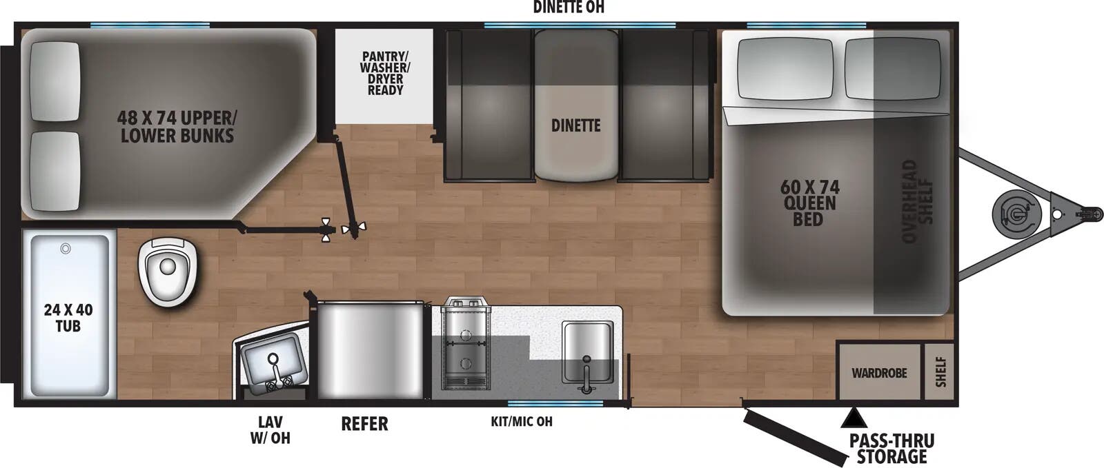 View 2025 Coachmen Northern Spirit Compact 180DBL complete specs and manufacturer brochures