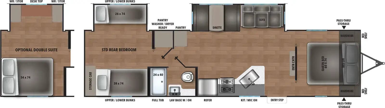 View 2025 Coachmen Northern Spirit DLX 5320BEDS complete specs and manufacturer brochures