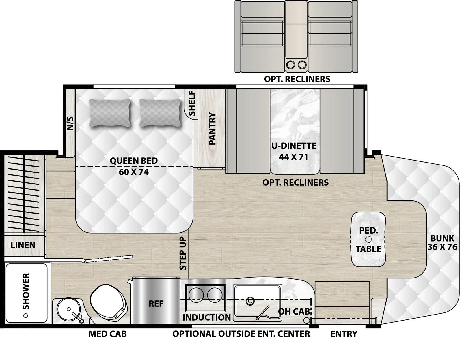 View 2025 Coachmen Prism Elite 24FS complete specs and manufacturer brochures