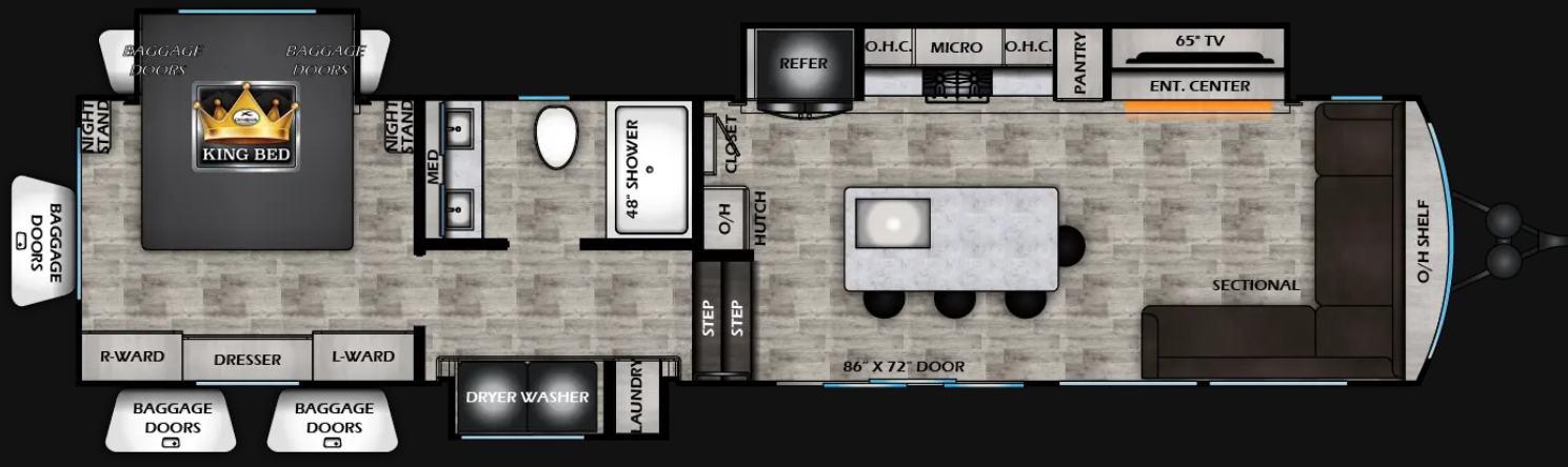 View 2025 CrossRoads Redwood Regency 3951BAM complete specs and manufacturer brochures