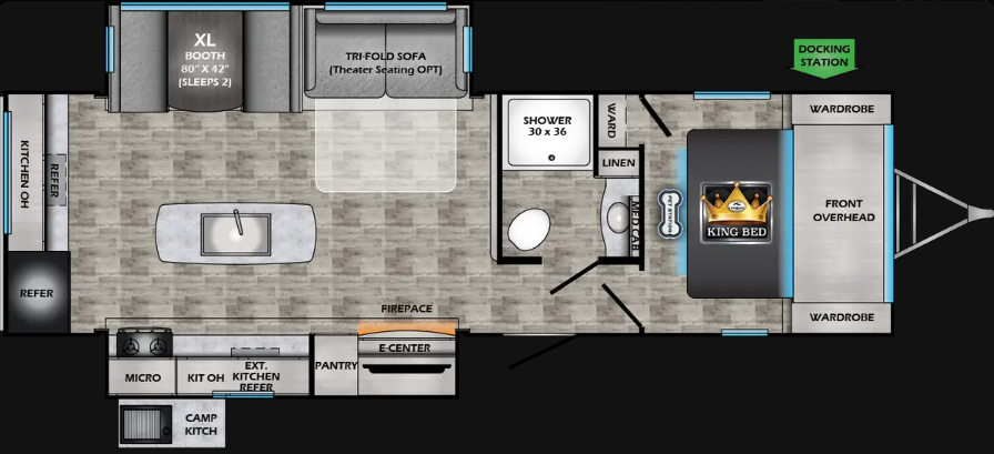 View 2025 CrossRoads Sunset Trail 285CK complete specs and manufacturer brochures