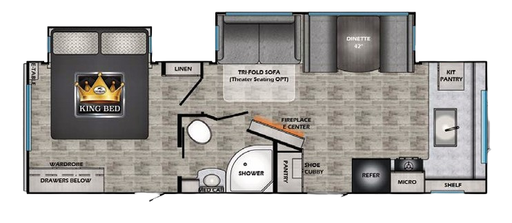 View 2025 CrossRoads Sunset Trail Super Lite SS-269FK complete specs and manufacturer brochures
