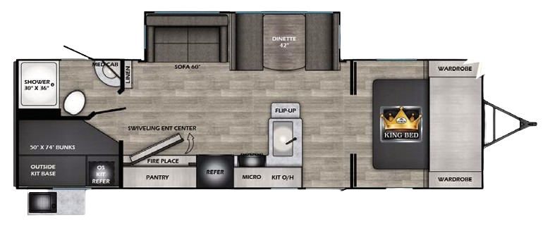 View 2025 CrossRoads Sunset Trail Super Lite SS-279BH complete specs and manufacturer brochures