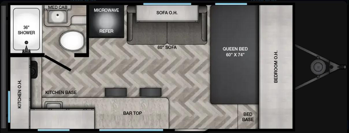 View 2025 CrossRoads Zinger 18RK complete specs and manufacturer brochures
