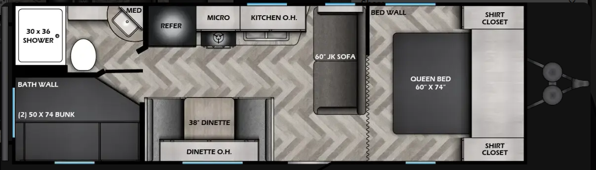 View 2025 CrossRoads Zinger 252BH complete specs and manufacturer brochures