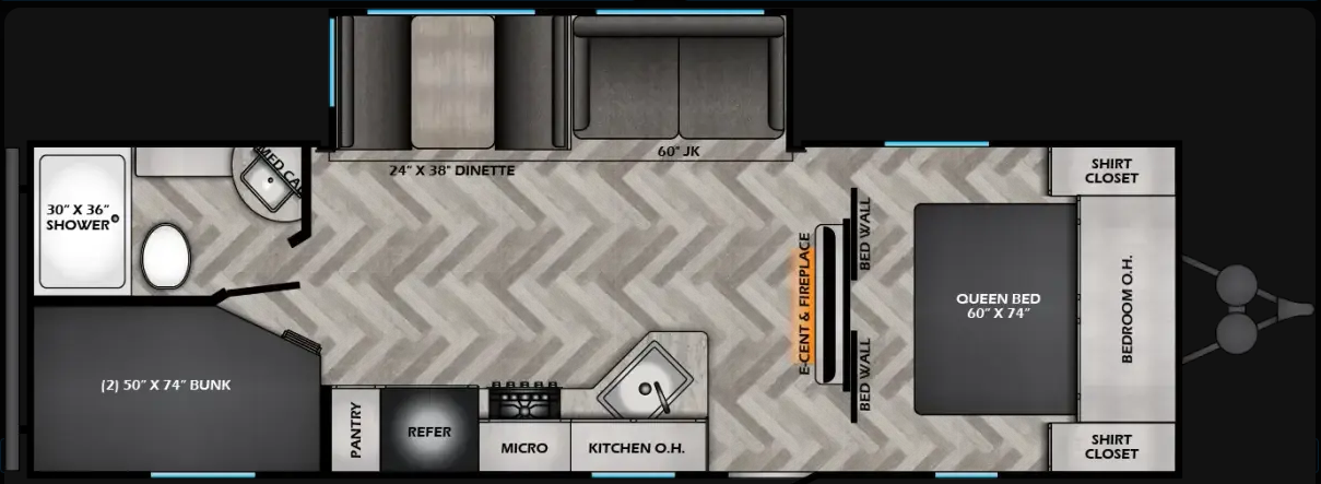 View 2025 CrossRoads Zinger 260BH complete specs and manufacturer brochures