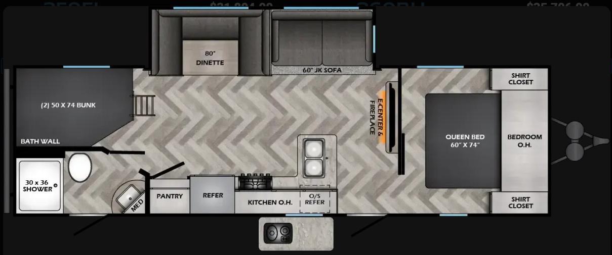 View 2025 CrossRoads Zinger 270BH complete specs and manufacturer brochures