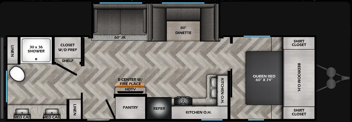 View 2025 CrossRoads Zinger 280RB complete specs and manufacturer brochures