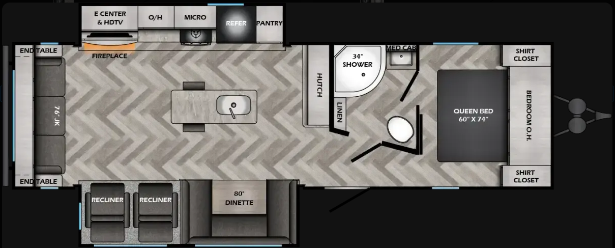 View 2025 CrossRoads Zinger 292RE complete specs and manufacturer brochures