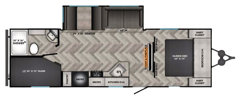 View 2025 CrossRoads Zinger Lite 260BH complete specs and manufacturer brochures