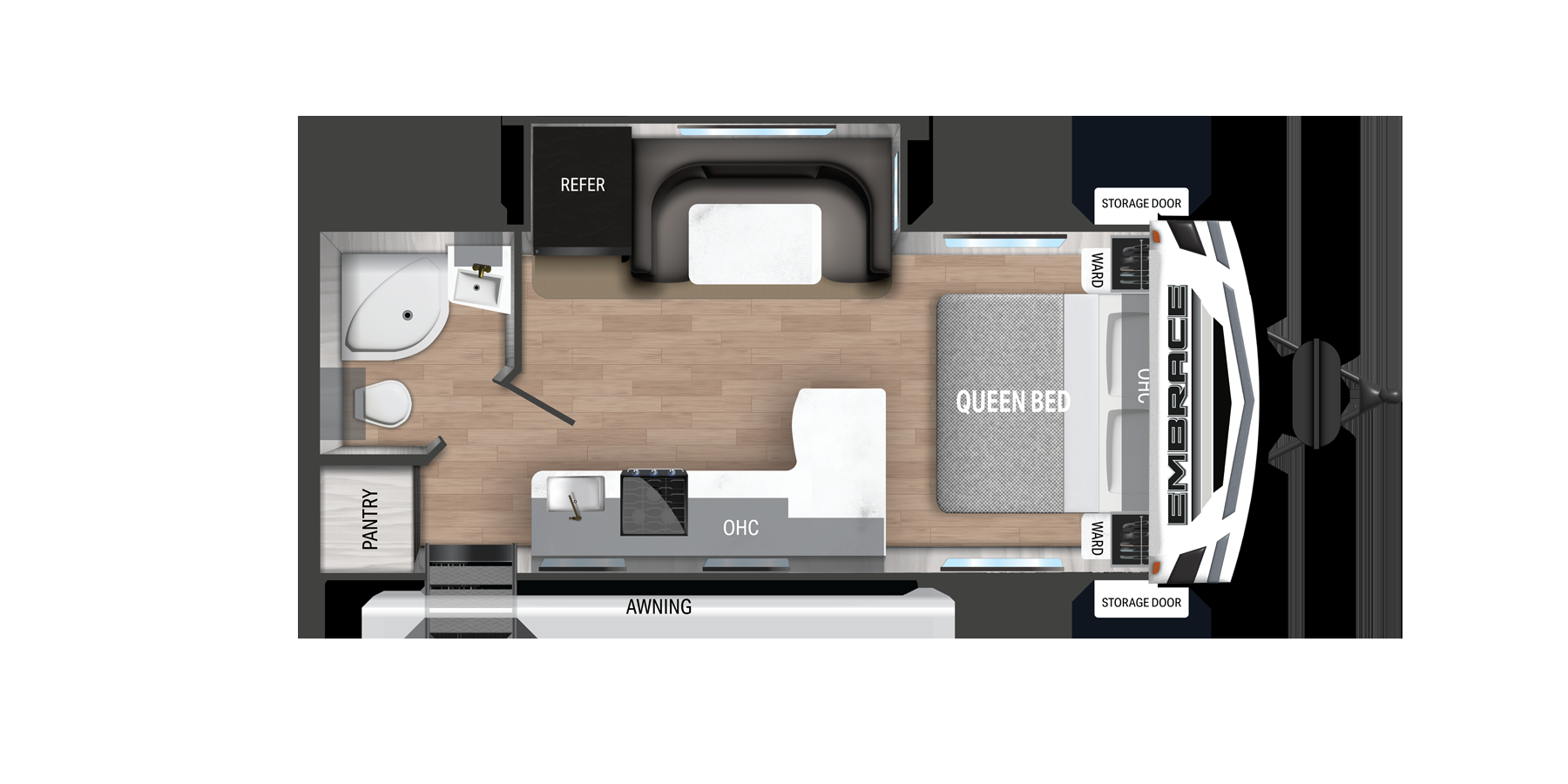View 2025 Cruiser RV Embrace EL22RB complete specs and manufacturer brochures
