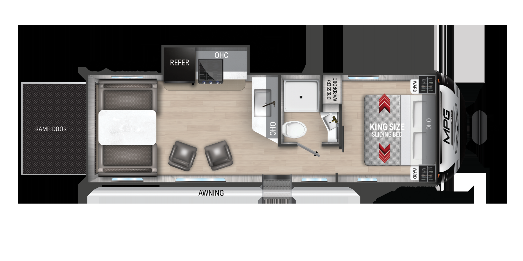 View 2025 Cruiser RV MPG 2700TH complete specs and manufacturer brochures
