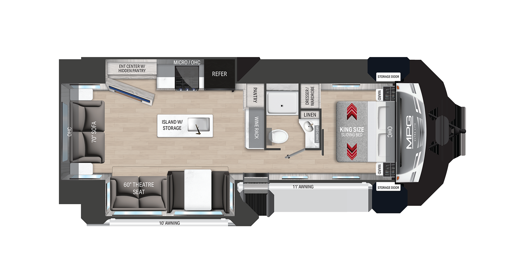 View 2025 Cruiser RV MPG 3010RL complete specs and manufacturer brochures