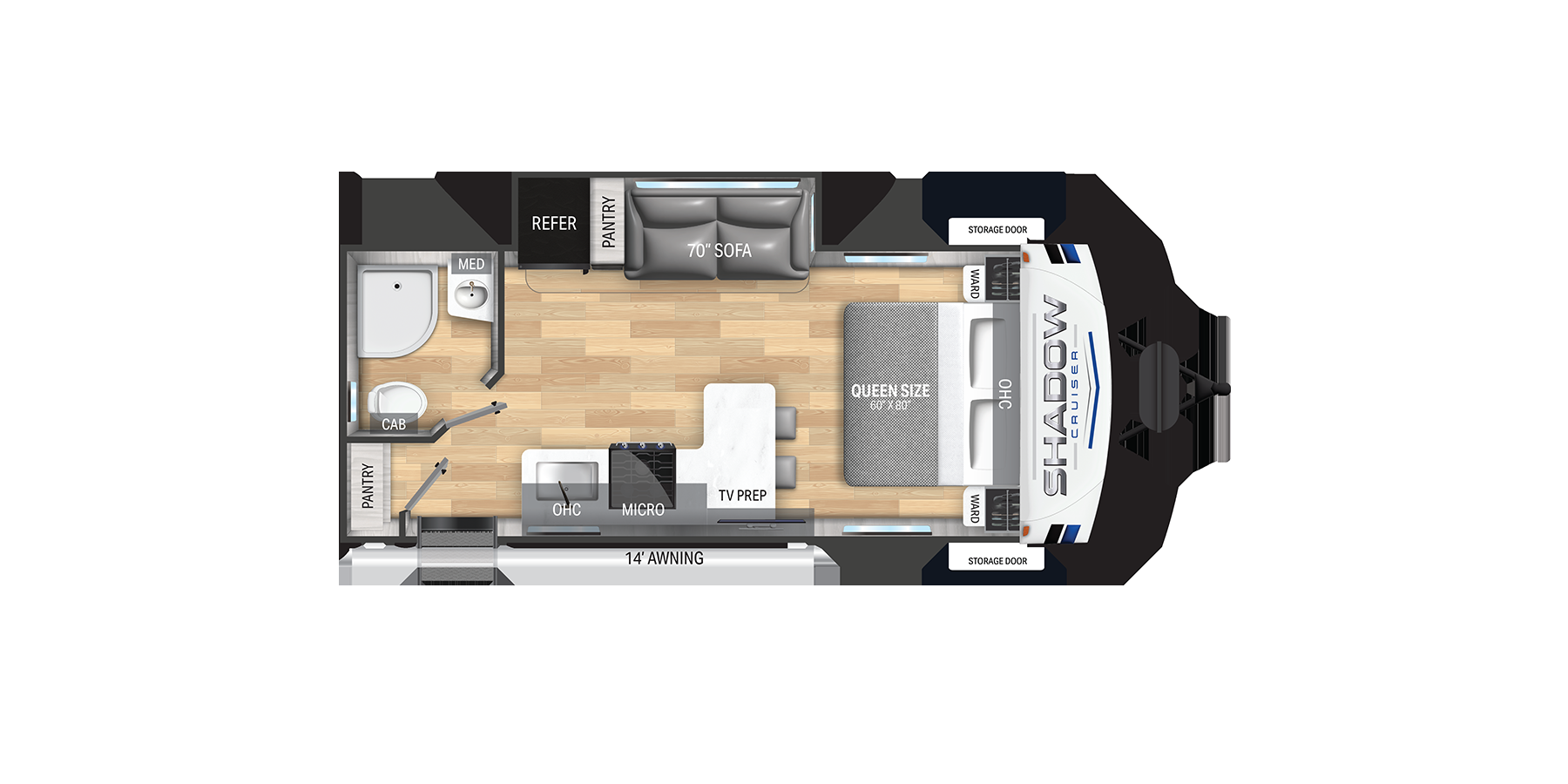 View 2025 Cruiser RV Shadow Cruiser 235RBS complete specs and manufacturer brochures