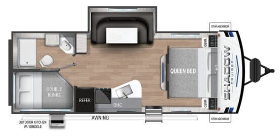 View 2025 Cruiser RV Shadow Cruiser 240BHS complete specs and manufacturer brochures