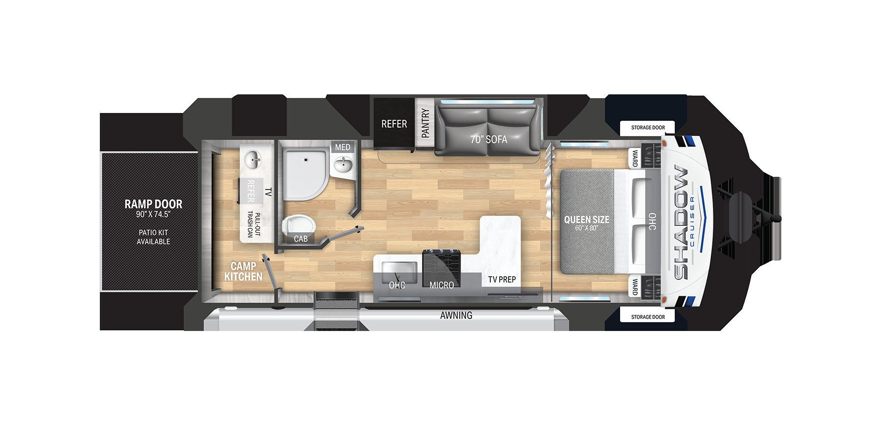 View 2025 Cruiser RV Shadow Cruiser 240RPD complete specs and manufacturer brochures
