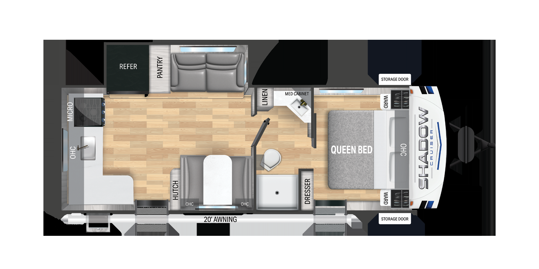 View 2025 Cruiser RV Shadow Cruiser 242RKS complete specs and manufacturer brochures