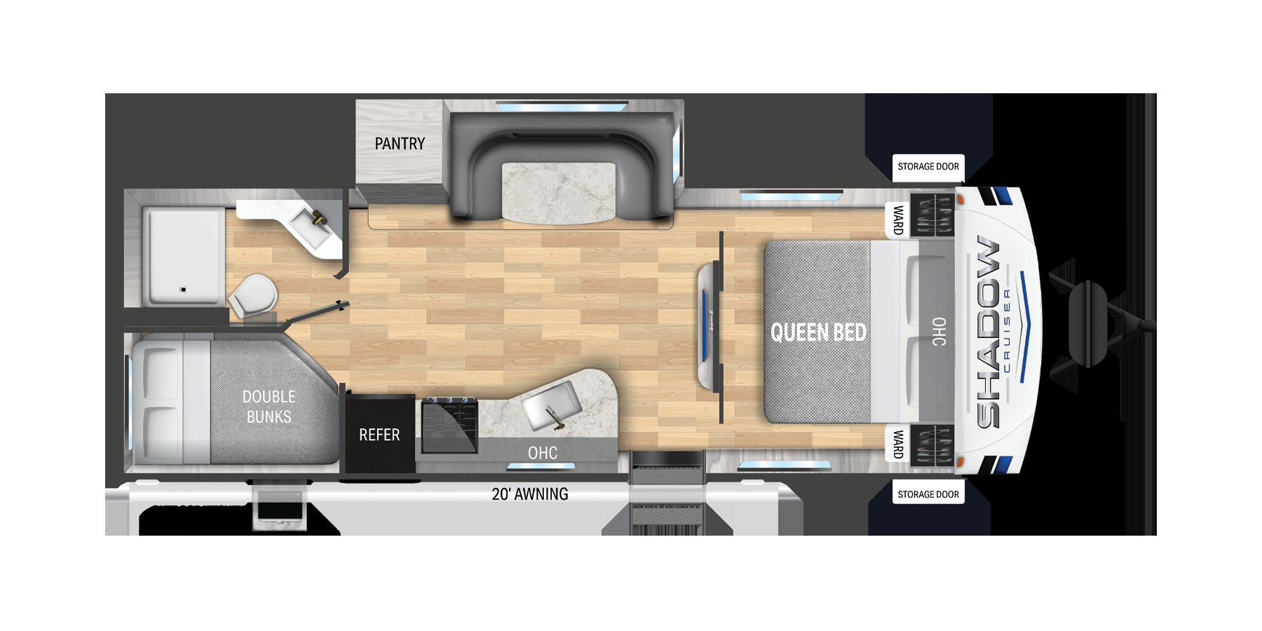 View 2025 Cruiser RV Shadow Cruiser 250BHS complete specs and manufacturer brochures