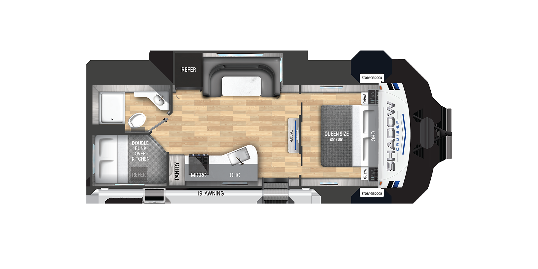 View 2025 Cruiser RV Shadow Cruiser 251BHS complete specs and manufacturer brochures