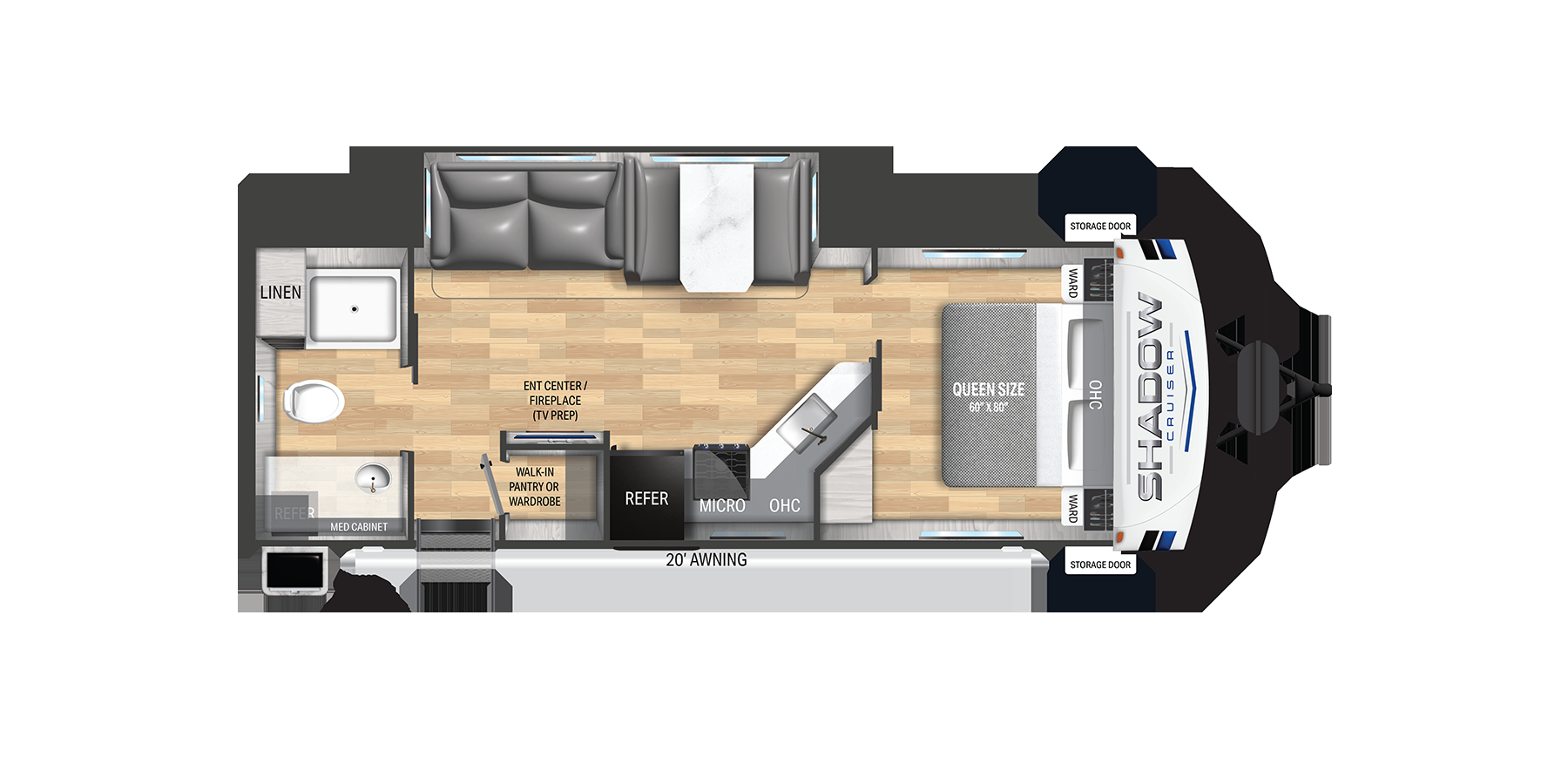 View 2025 Cruiser RV Shadow Cruiser 261RB complete specs and manufacturer brochures
