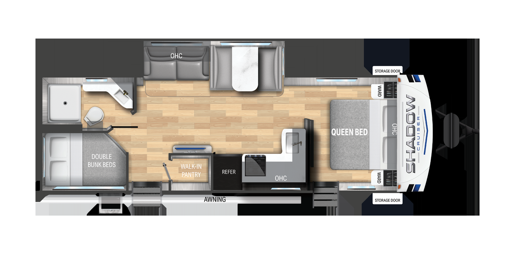 View 2025 Cruiser RV Shadow Cruiser 277BHS complete specs and manufacturer brochures