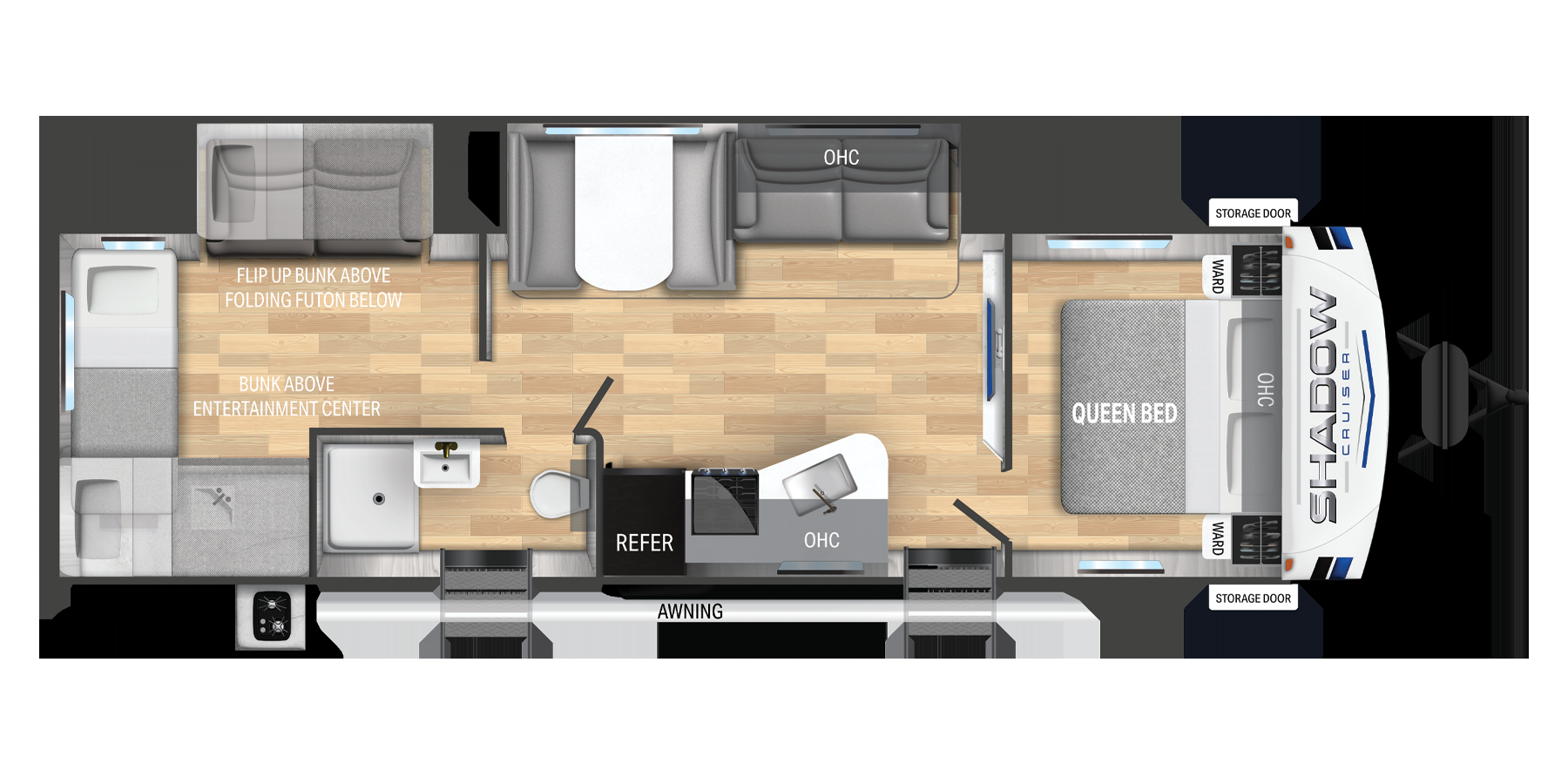 View 2025 Cruiser RV Shadow Cruiser 325BHS complete specs and manufacturer brochures