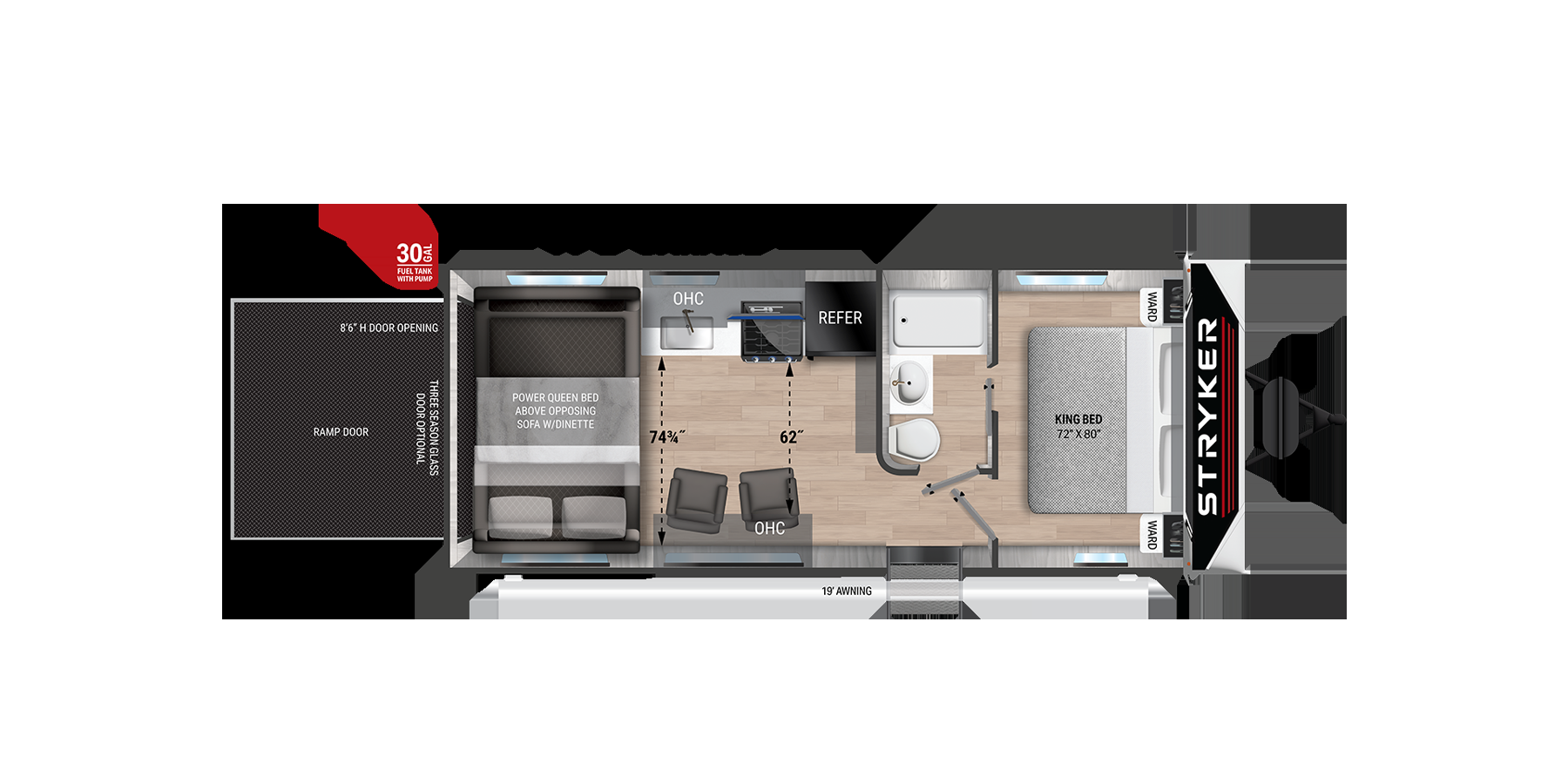 View 2025 Cruiser RV Stryker ST2314 complete specs and manufacturer brochures