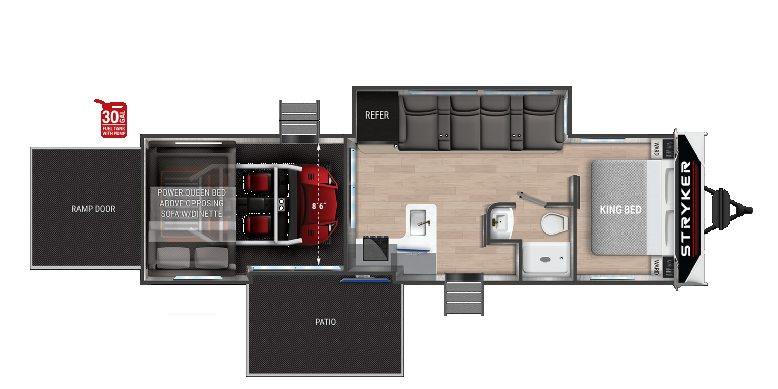 View 2025 Cruiser RV Stryker STG 3212 complete specs and manufacturer brochures
