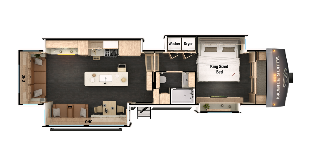 View 2025 DRV Mobile Suites MS 36RSSB3 complete specs and manufacturer brochures