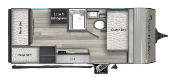 View 2025 Dutchmen Aspen Trail LE 17QB complete specs and manufacturer brochures