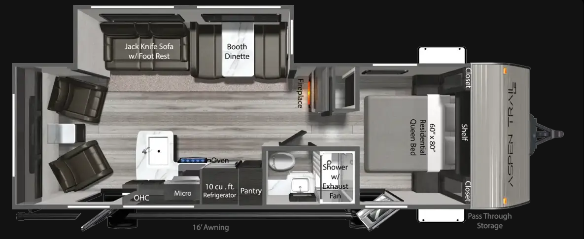 View 2025 Dutchmen Aspen Trail LE 26RL complete specs and manufacturer brochures