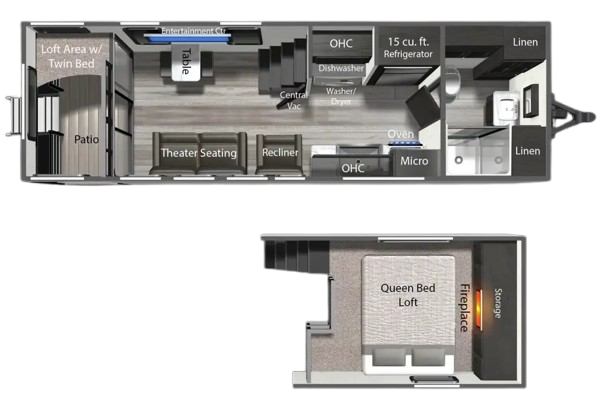 View 2025 Dutchmen Aspen Trail Loft 260THLOFT complete specs and manufacturer brochures