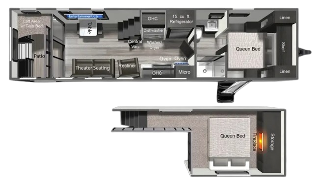 View 2025 Dutchmen Aspen Trail Loft 360THLOFT complete specs and manufacturer brochures