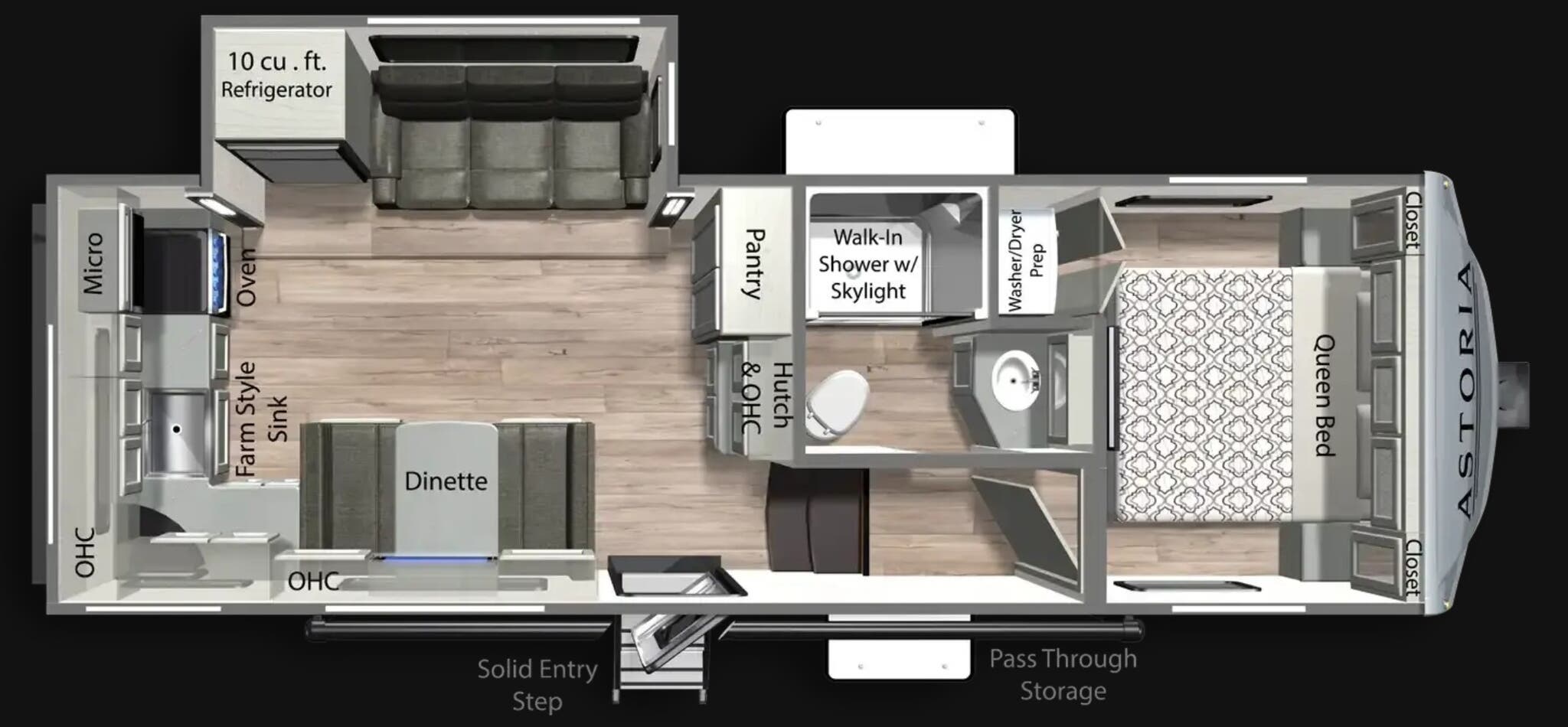 View 2025 Dutchmen Astoria 230ML complete specs and manufacturer brochures